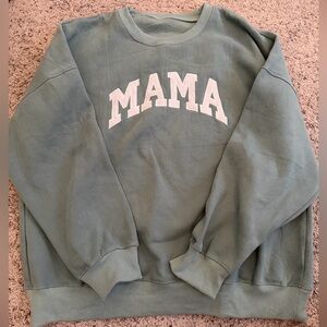 Green 'MAMA' Sweatshirt